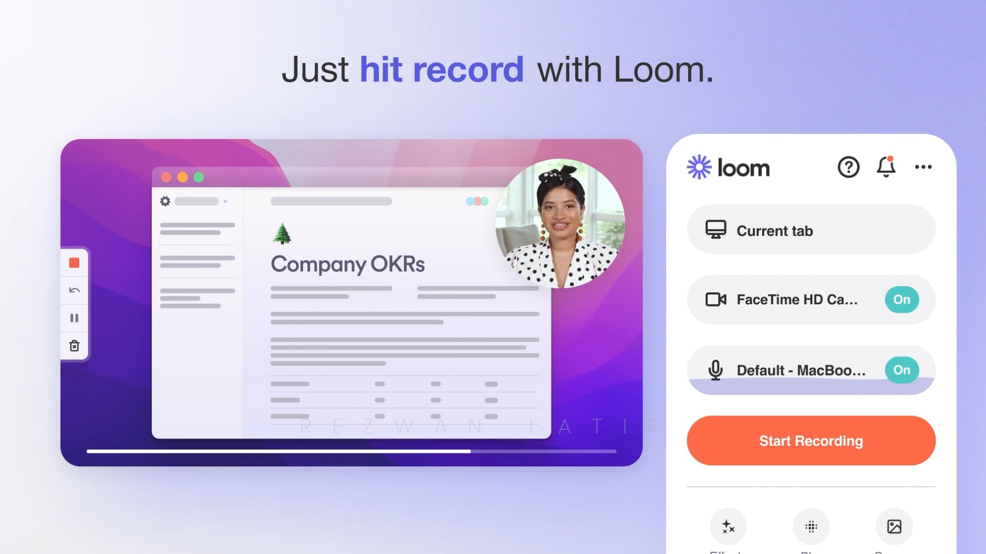 10-second UI product ad for Concept