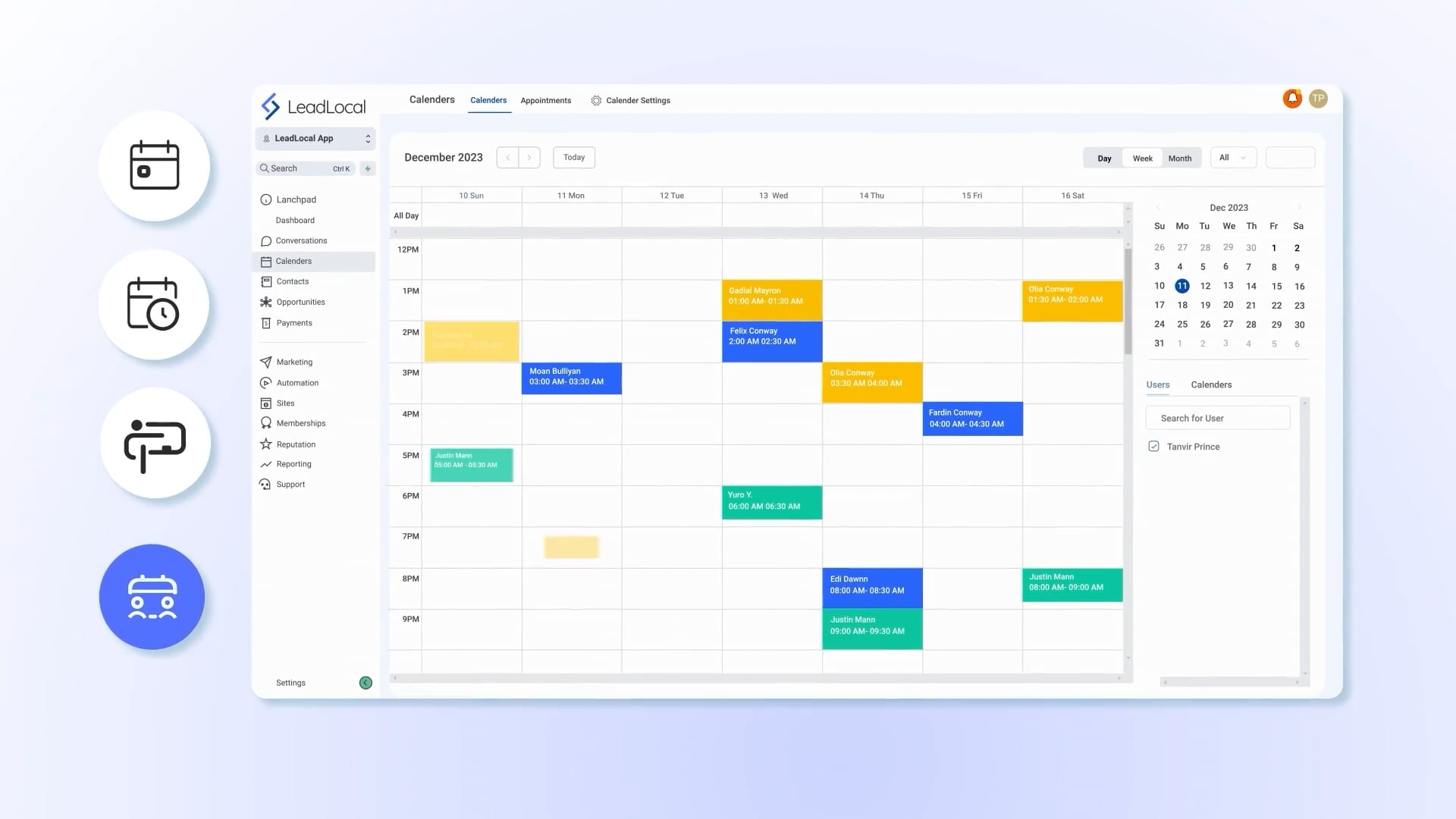 Full platform demo for Lead Local